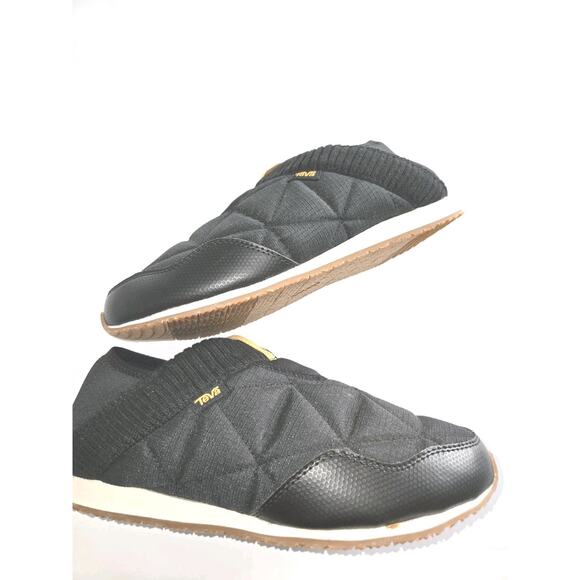 Teva ReEmber Quilted Bootie Black Comfort Casual Slip-On Shoes Women's Size 9 - Picture 1 of 10